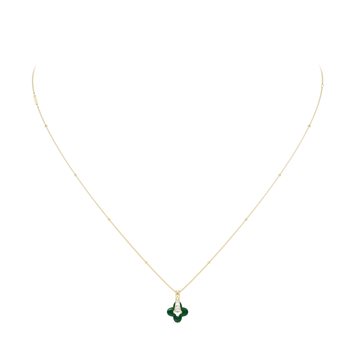 Golden Clover Necklace