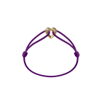 Golden Heart Cord Bracelet