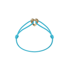 Golden Heart Cord Bracelet