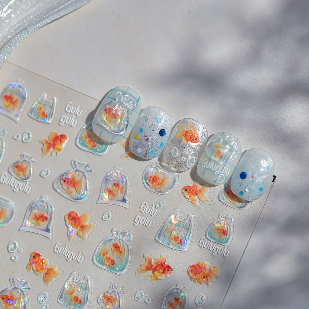 Hello Claws | Goldfish Nail Deco Sticker