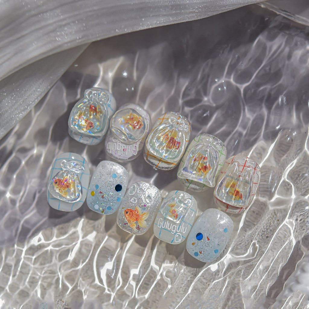 Hello Claws | Goldfish Nail Deco Sticker