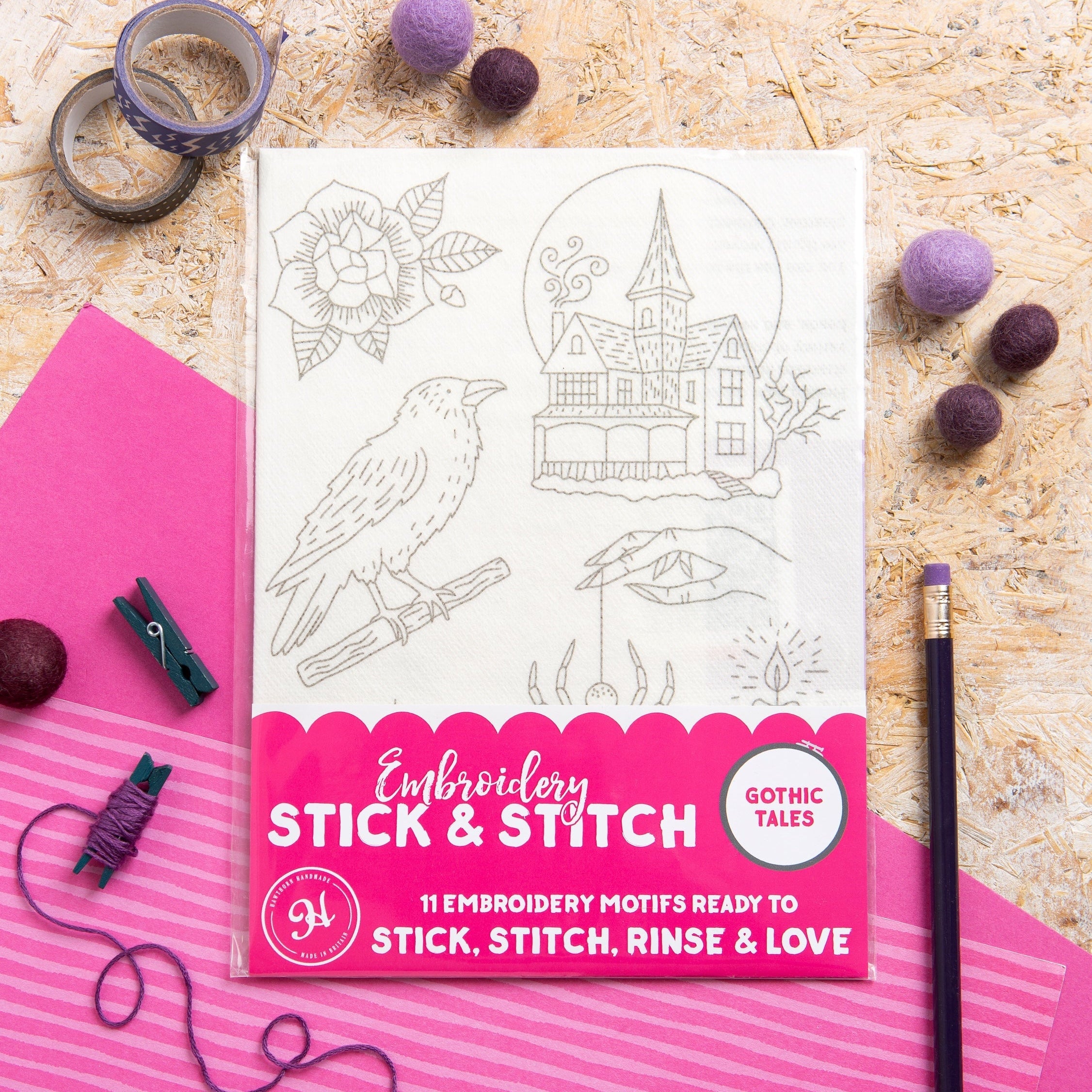 Gothic Tales Halloween Stick & Stitch Embroidery Pack
