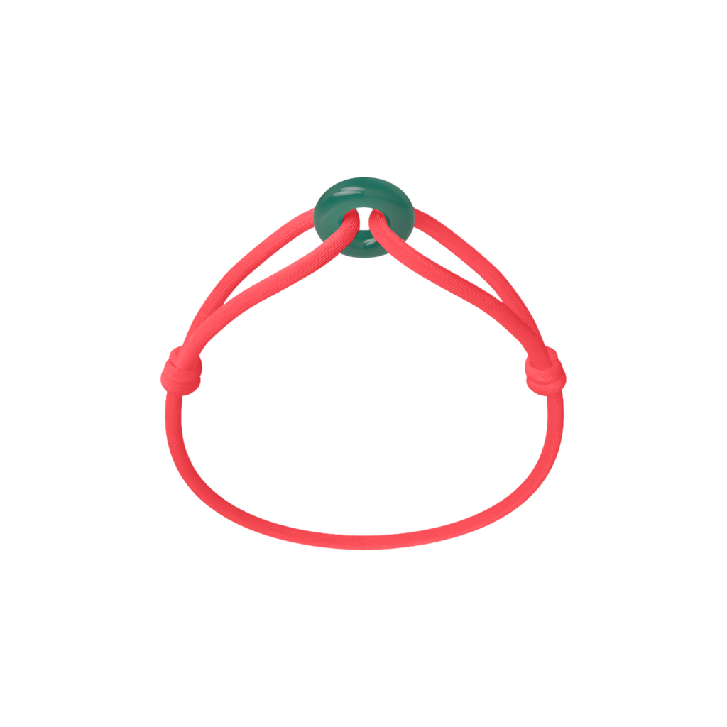 Green Soho Cord Bracelet