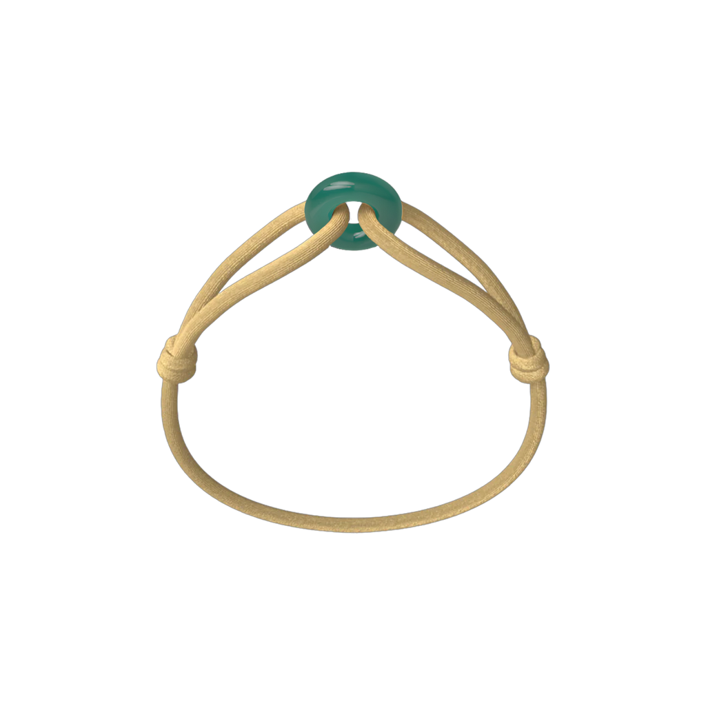 Green Soho Cord Bracelet