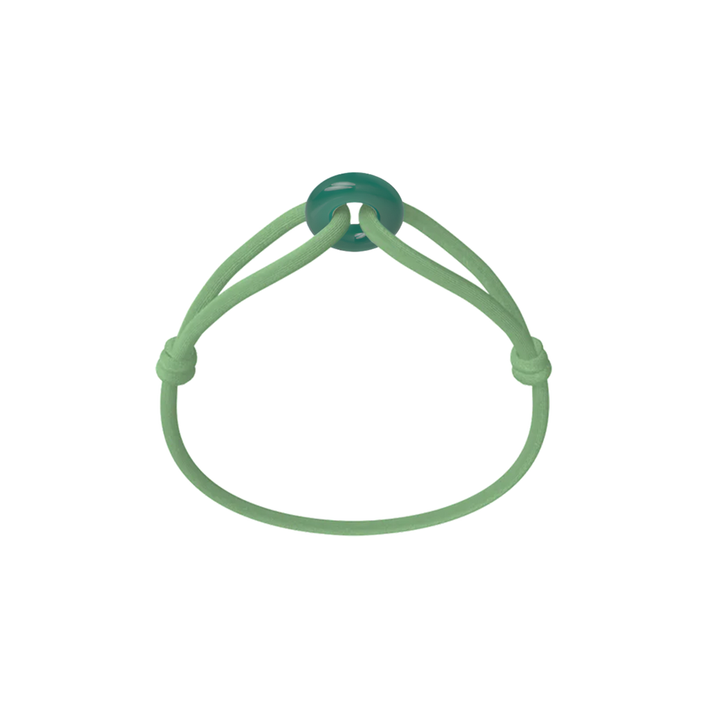 Green Soho Cord Bracelet
