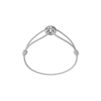 Mini Silver Soho Diamond Cord Bracelet