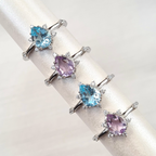 Estelle Lavender Amethyst Ring in Sterling Silver