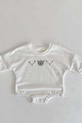 Joy Bear Bodysuit, White, Purple or Blue