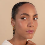 Gold Large Water Hoop Earrings