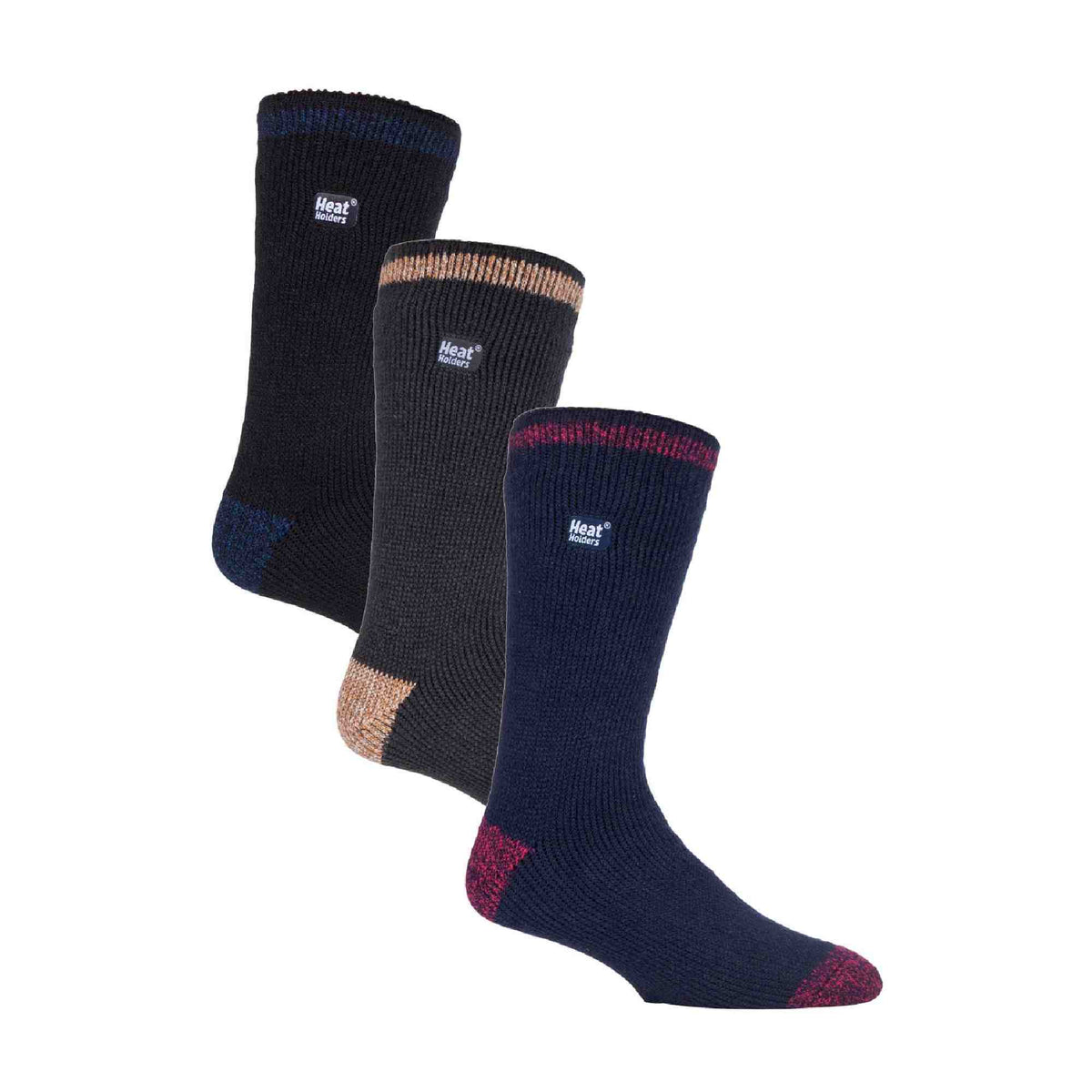 3 Pack Mens Insulated Thermal Socks for Winter