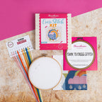 Rainbow Finch Cross Stitch Kit for Beginners