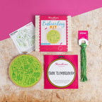 Crafty Cats Embroidery Kit for Beginners