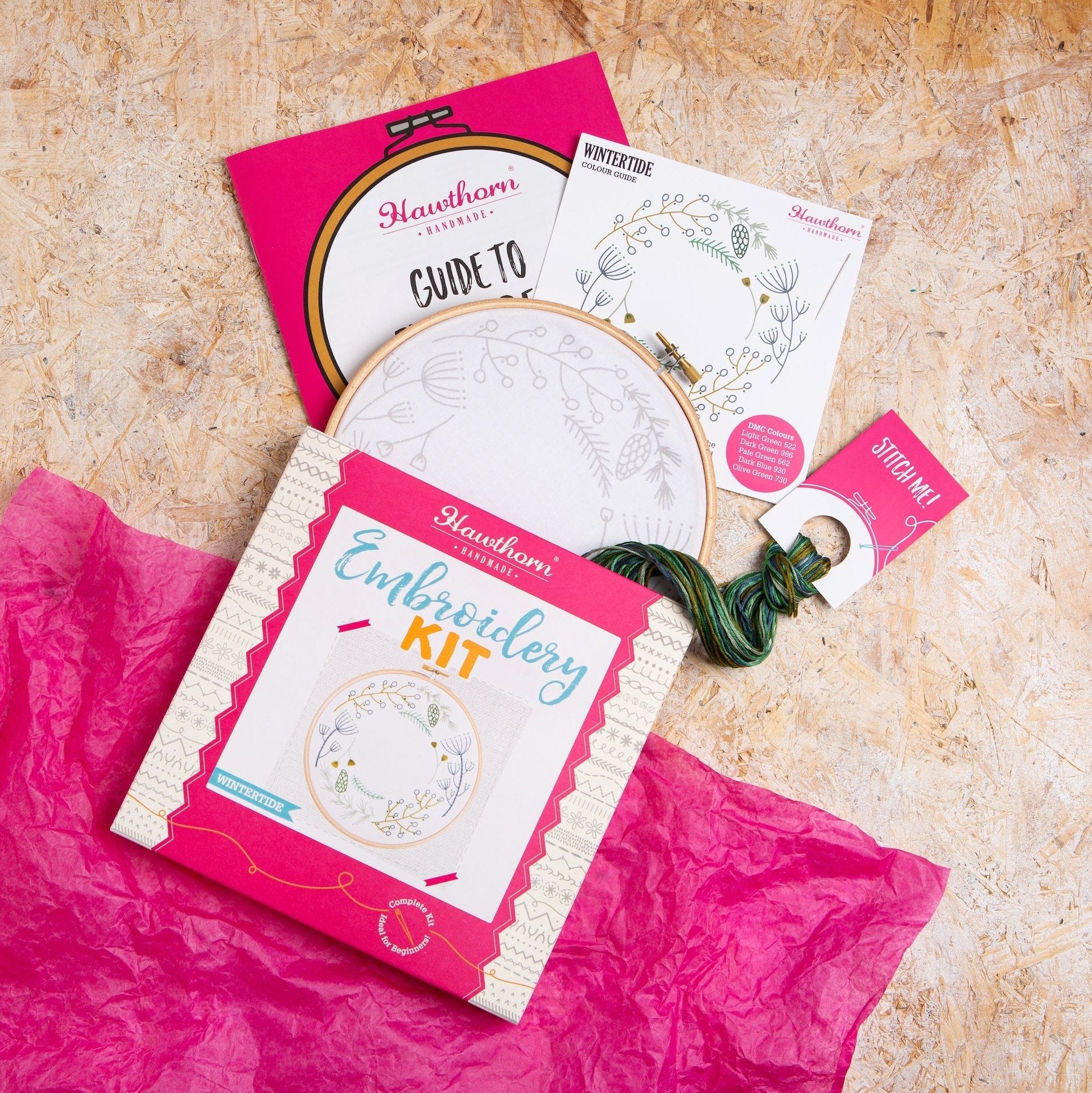 Wintertide Festive Embroidery Kit for Christmas