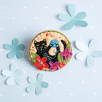 Black Cat Felt Craft Brooch Kit for Beginners