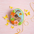 Tabby Cat Felt Craft Brooch Kit for Beginners
