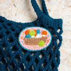 Knitting Basket Felt Craft Brooch Kit for Beginners