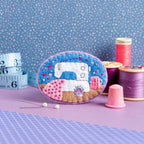 Sewing Machine Felt Craft Brooch Kit for Beginners
