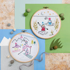 Swim - Wild Swimming Embroidery Kit for Beginners