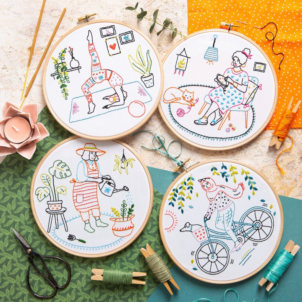 Stretch - Yoga Embroidery Kit for Beginners