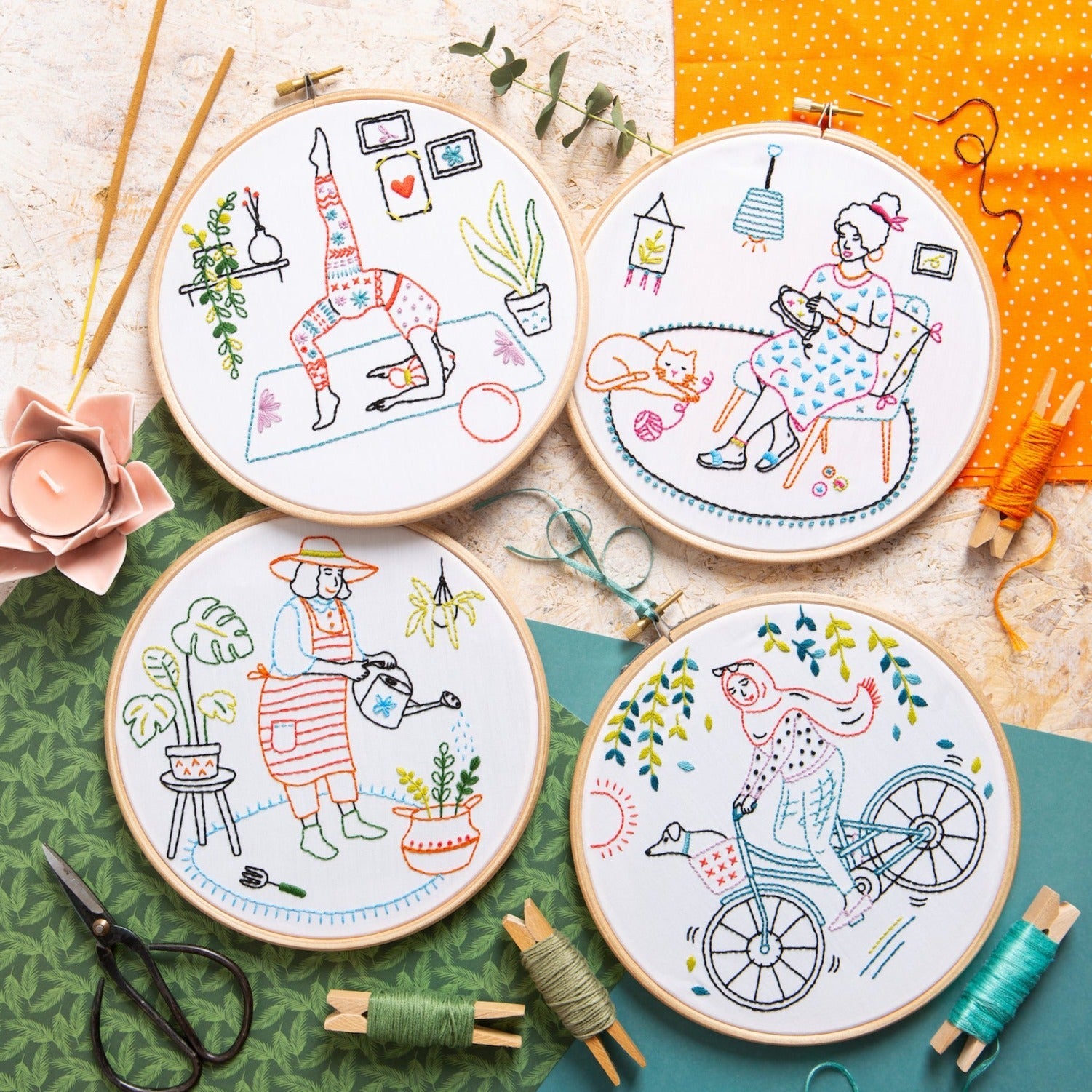 Grow - Gardening Embroidery Kit for Beginners