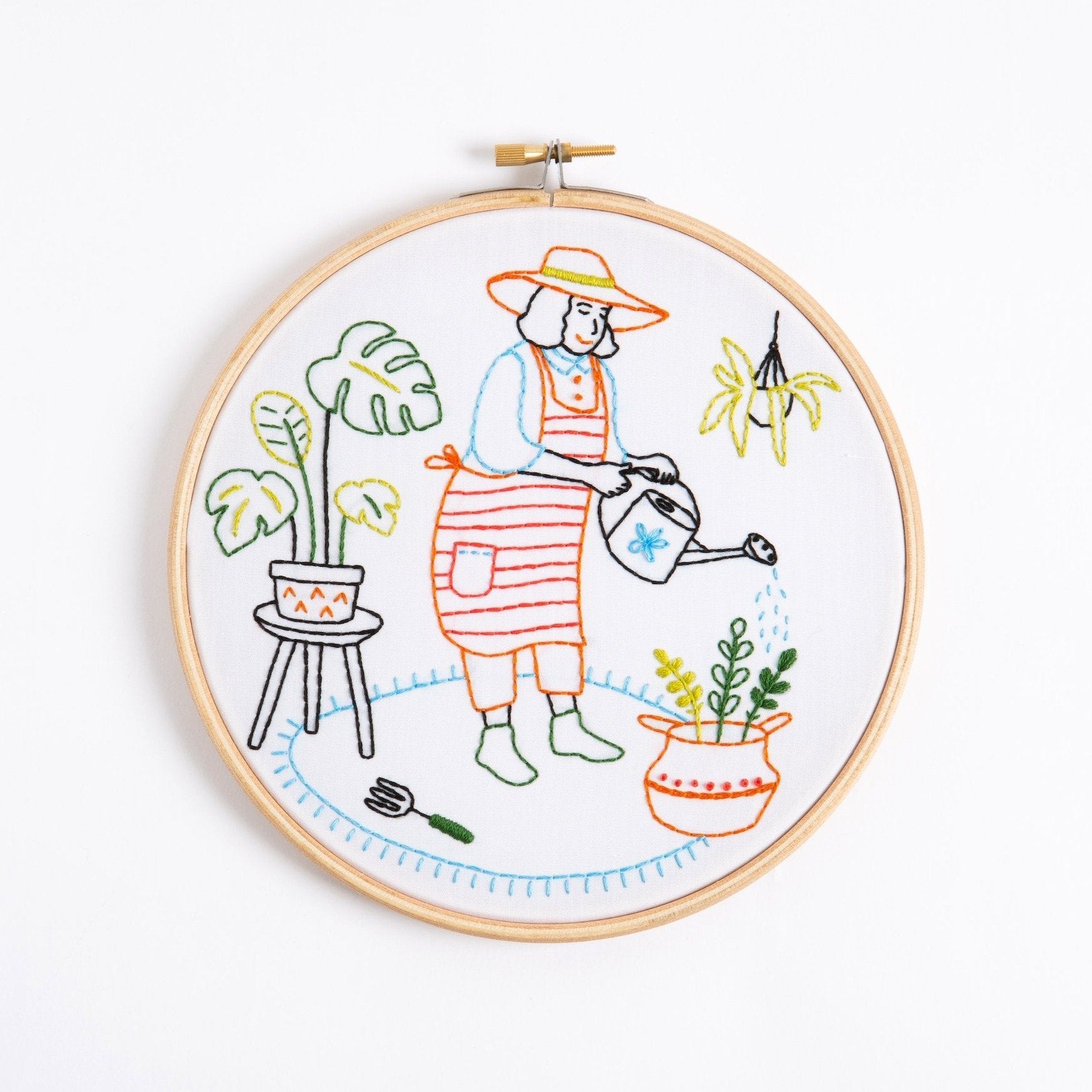 Grow - Gardening Embroidery Kit for Beginners