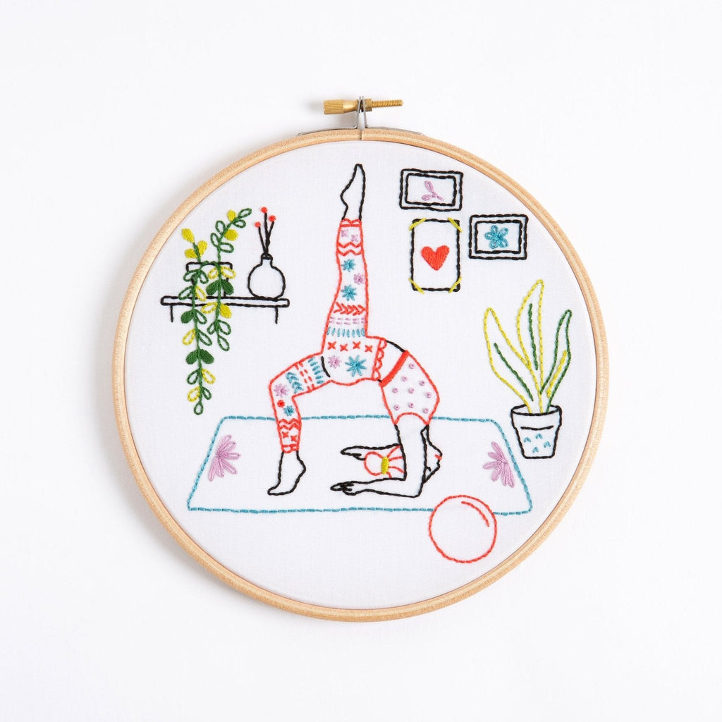 Stretch - Yoga Embroidery Kit for Beginners