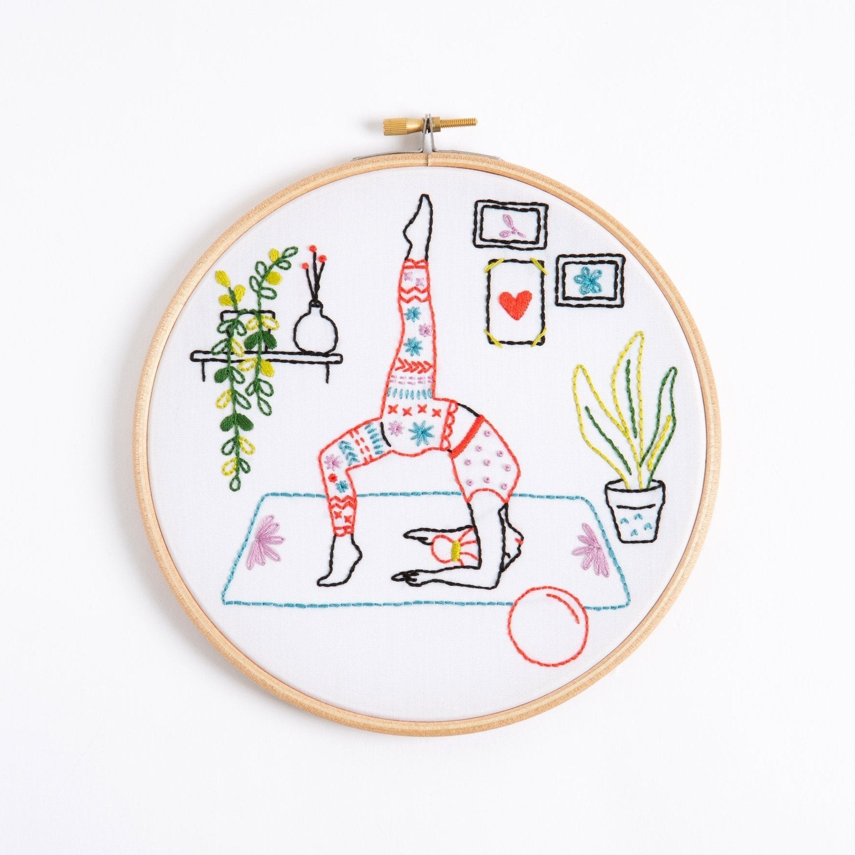 Stretch - Yoga Embroidery Kit for Beginners