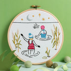 Swim - Wild Swimming Embroidery Kit for Beginners