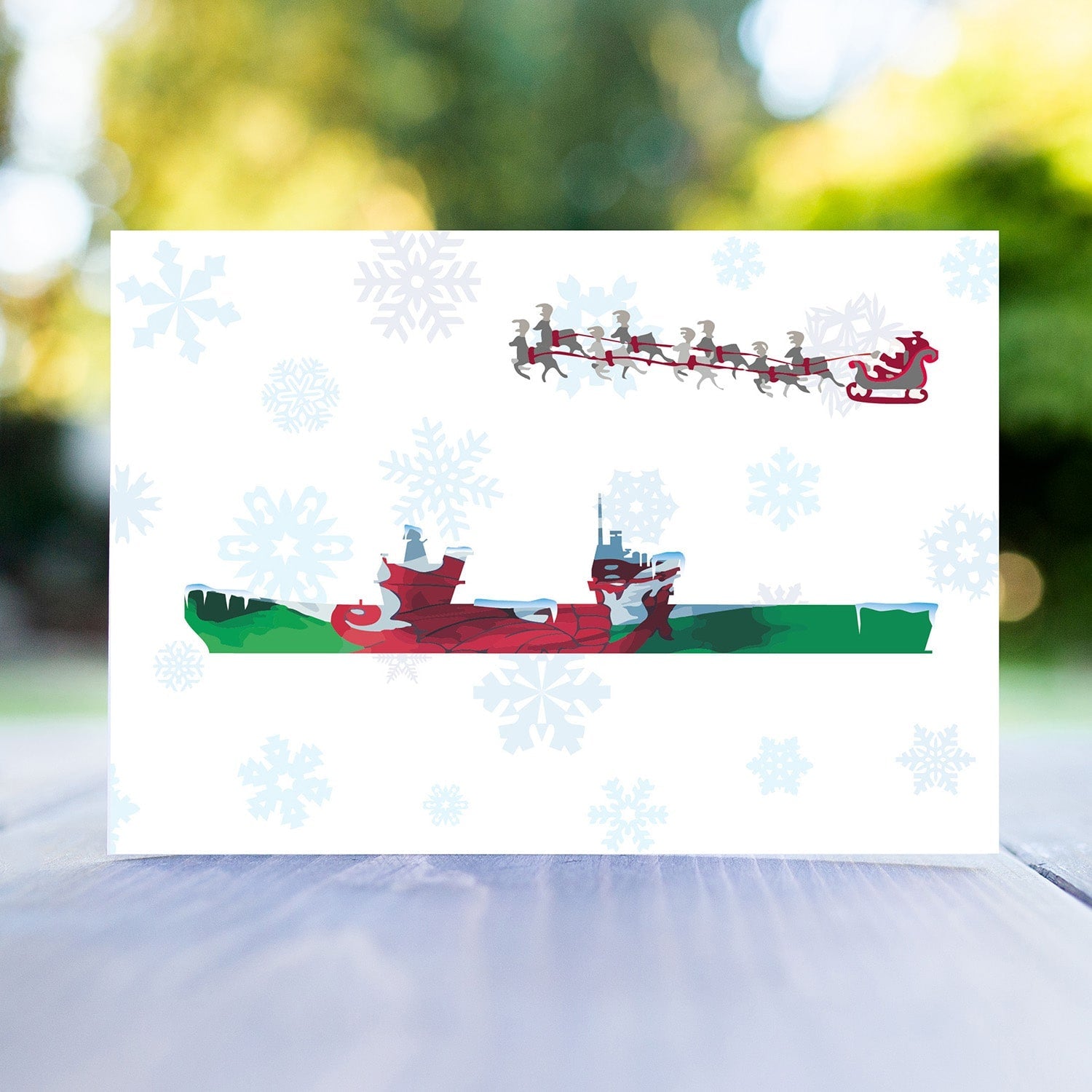 HMS Prince of Wales Christmas Card