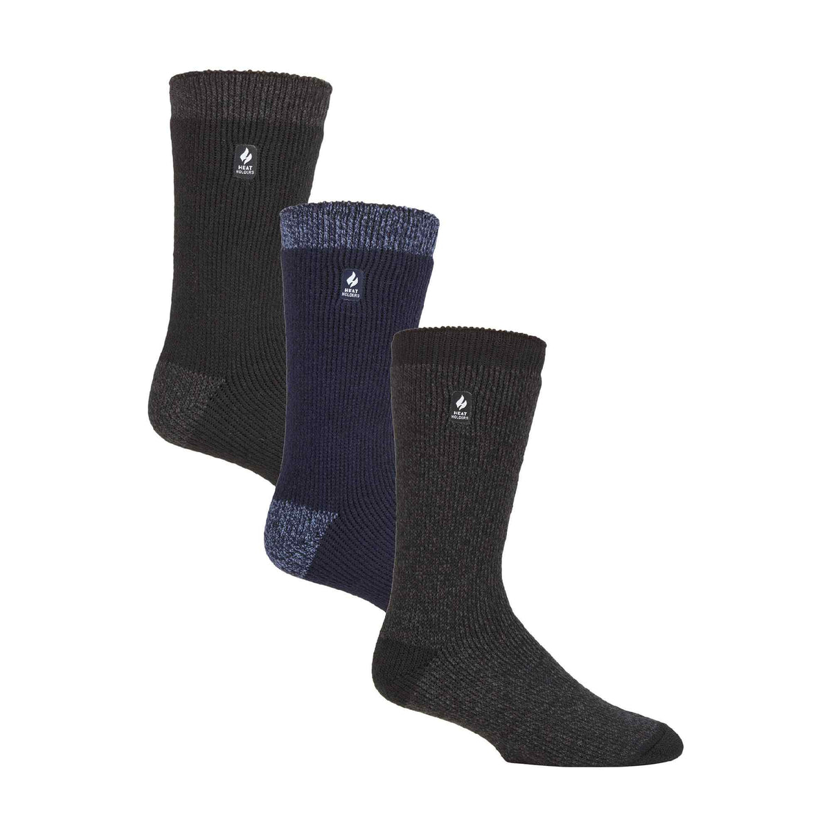 3 Pack Mens Insulated Thermal Socks for Winter
