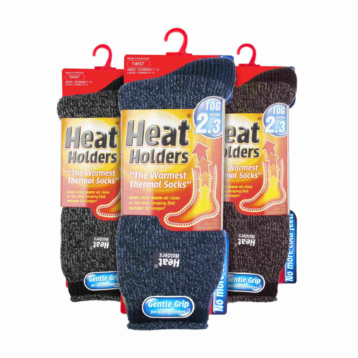 3 Pack Mens Insulated Thermal Socks for Winter