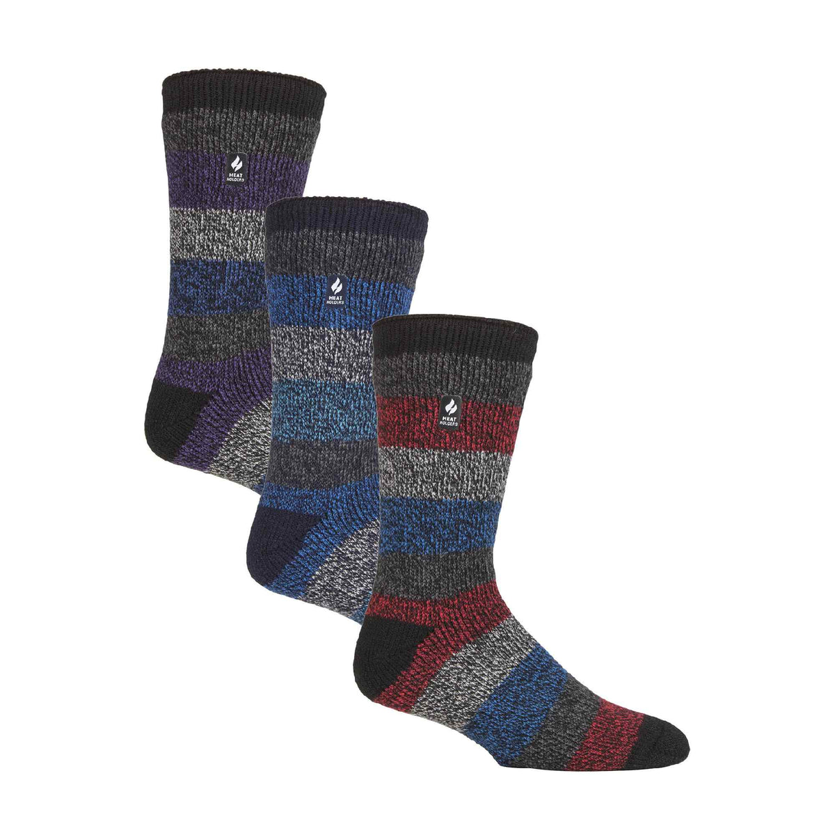 3 Pack Mens Insulated Thermal Socks for Winter