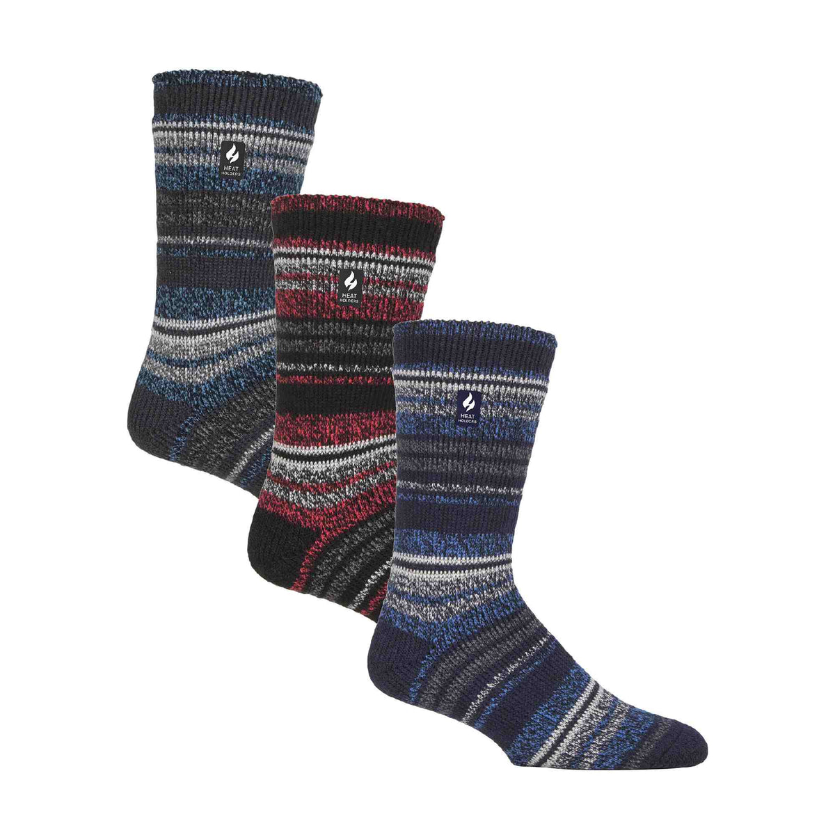 3 Pack Mens Insulated Thermal Socks for Winter