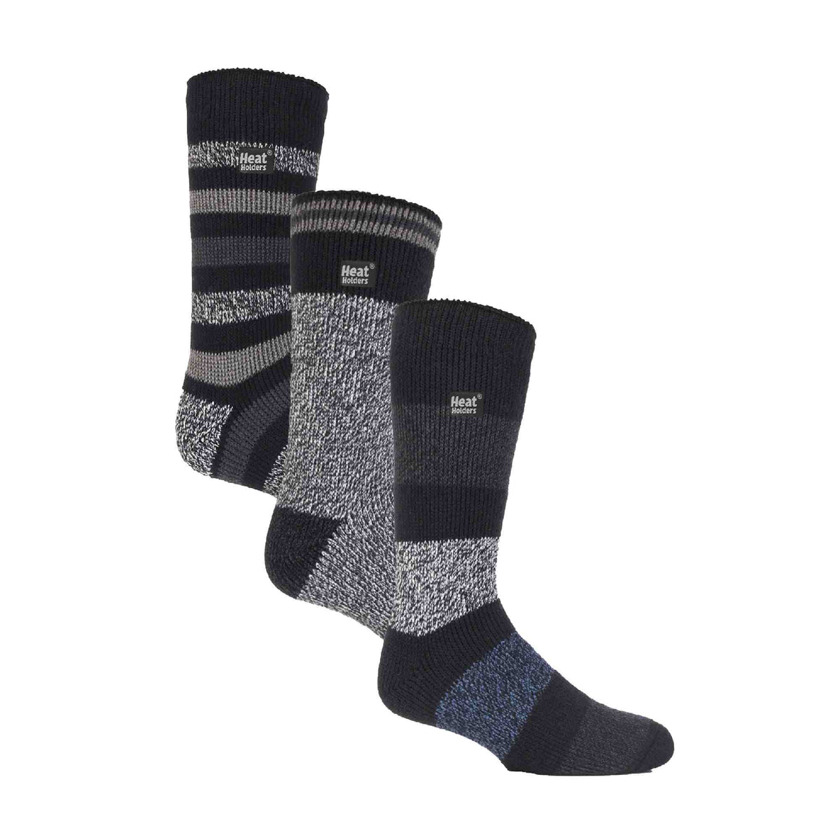3 Pack Mens Insulated Thermal Socks for Winter