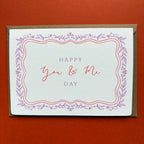 Wedding Anniversary Card - Happy You & Me Day