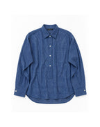 hanna shirt | indigo grid