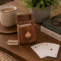 Harra Sheesham Wood Playing Card Box