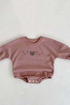 Joy Bear Bodysuit, White, Purple or Blue