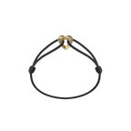 Golden Heart Cord Bracelet