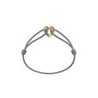 Golden Heart Cord Bracelet