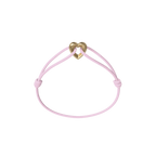 Golden Heart Cord Bracelet