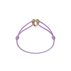 Golden Heart Cord Bracelet