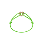 Golden Heart Cord Bracelet