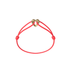 Golden Heart Cord Bracelet