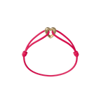 Golden Heart Cord Bracelet