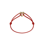 Golden Heart Cord Bracelet