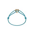 Golden Heart Cord Bracelet