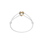 Golden Heart Cord Bracelet