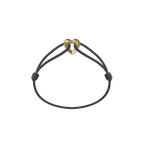Golden Heart Cord Bracelet