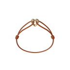 Golden Heart Cord Bracelet